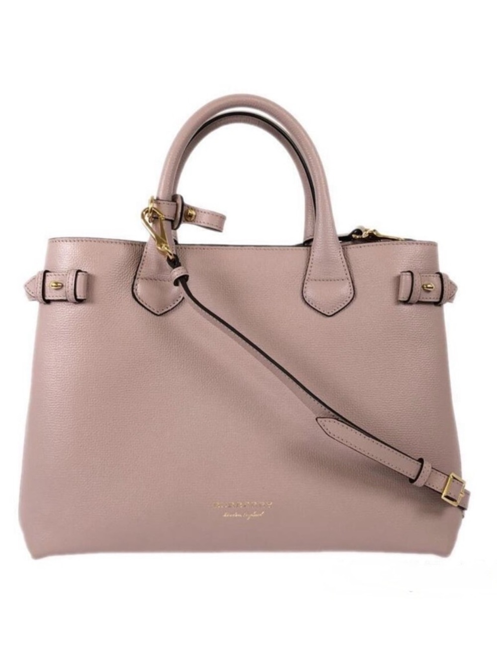 Burberry Light Pink Banner Bag